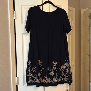 Floral design, springtime dress